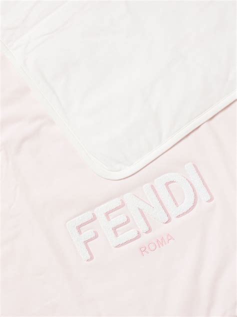 copertina fendi rosa|Copertina baby Cotone Rosa .